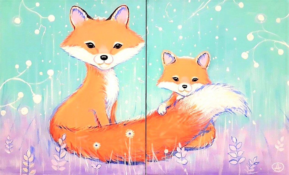 Мастер-класс "Модульная картина для детской" 