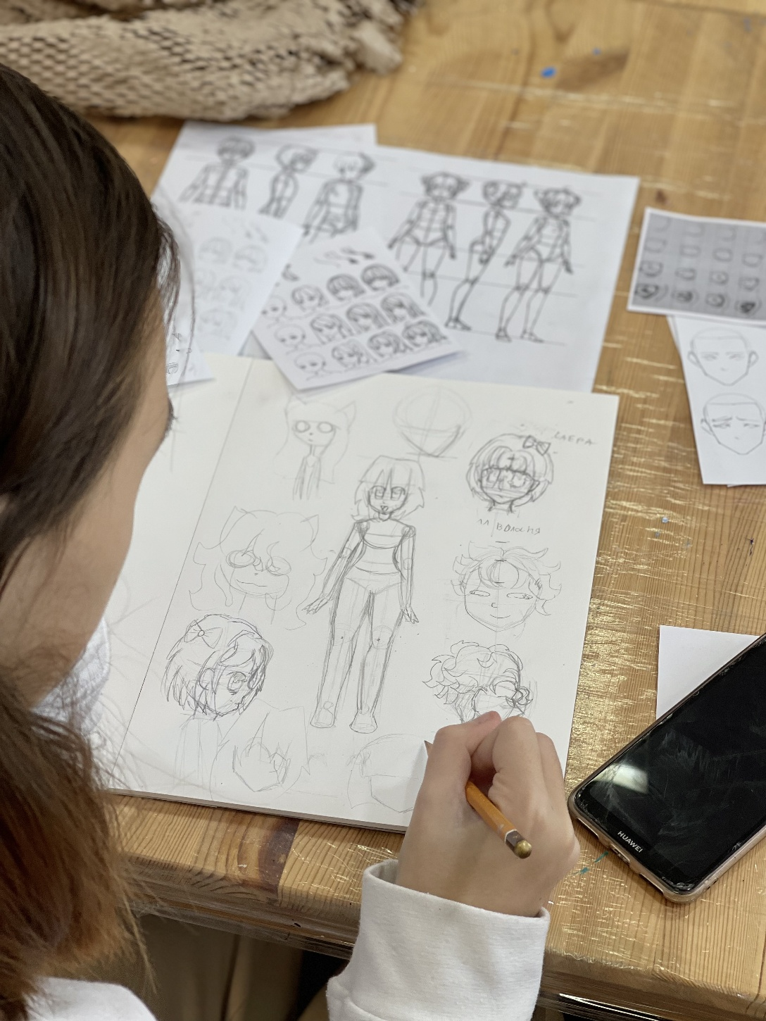 Курс «Скетчинг» аниме