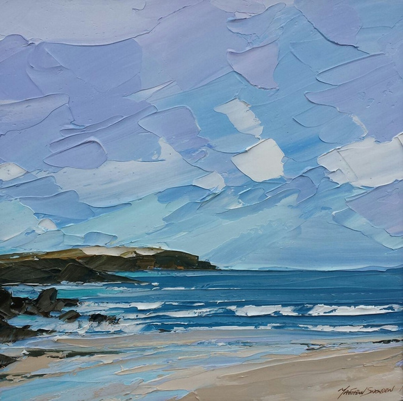 Мастер-класс "Картина мастихином акрилом на грунтованном холсте"