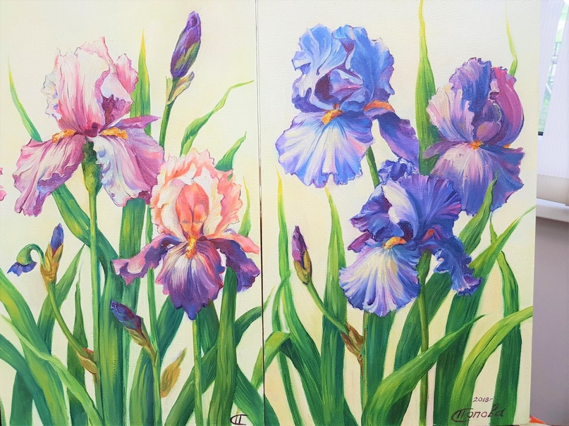 Мастер-класс "Большая интерьерная картина"