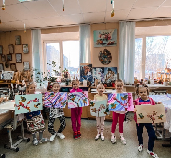 Детские уроки рисования (4-6 лет)